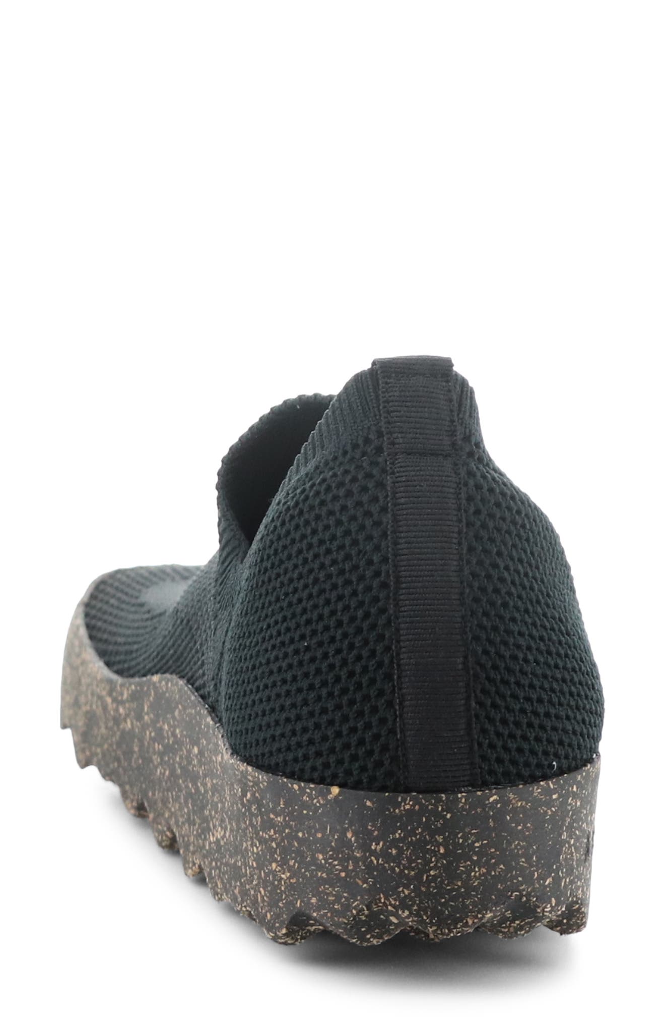 Asportuguesas by Fly London Clip Slip-On Shoe, Alternate, color, Black Recycled Knit