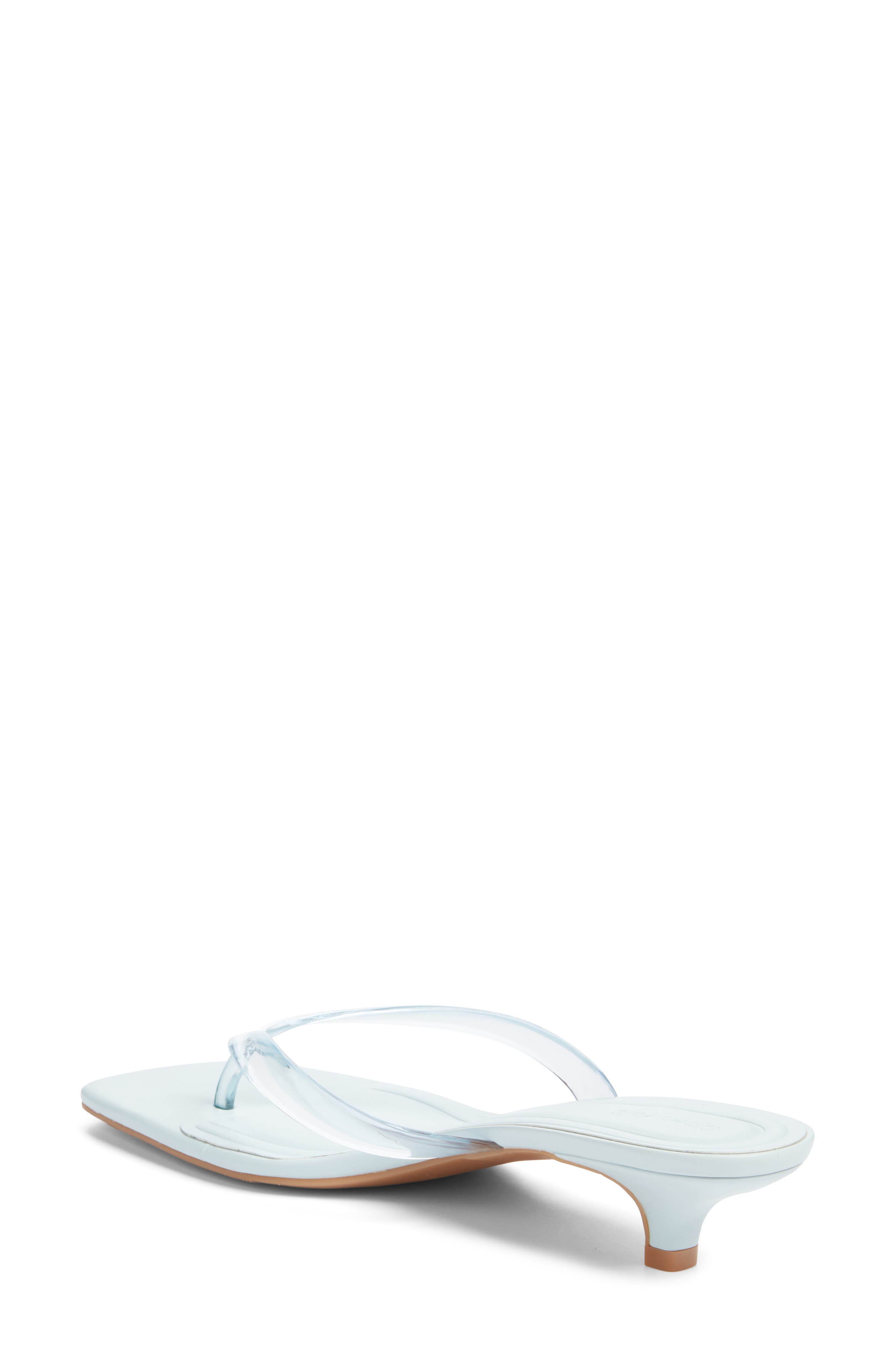 Tori Kitten Heel Flip Flop, Alternate, color, BLUE ICE