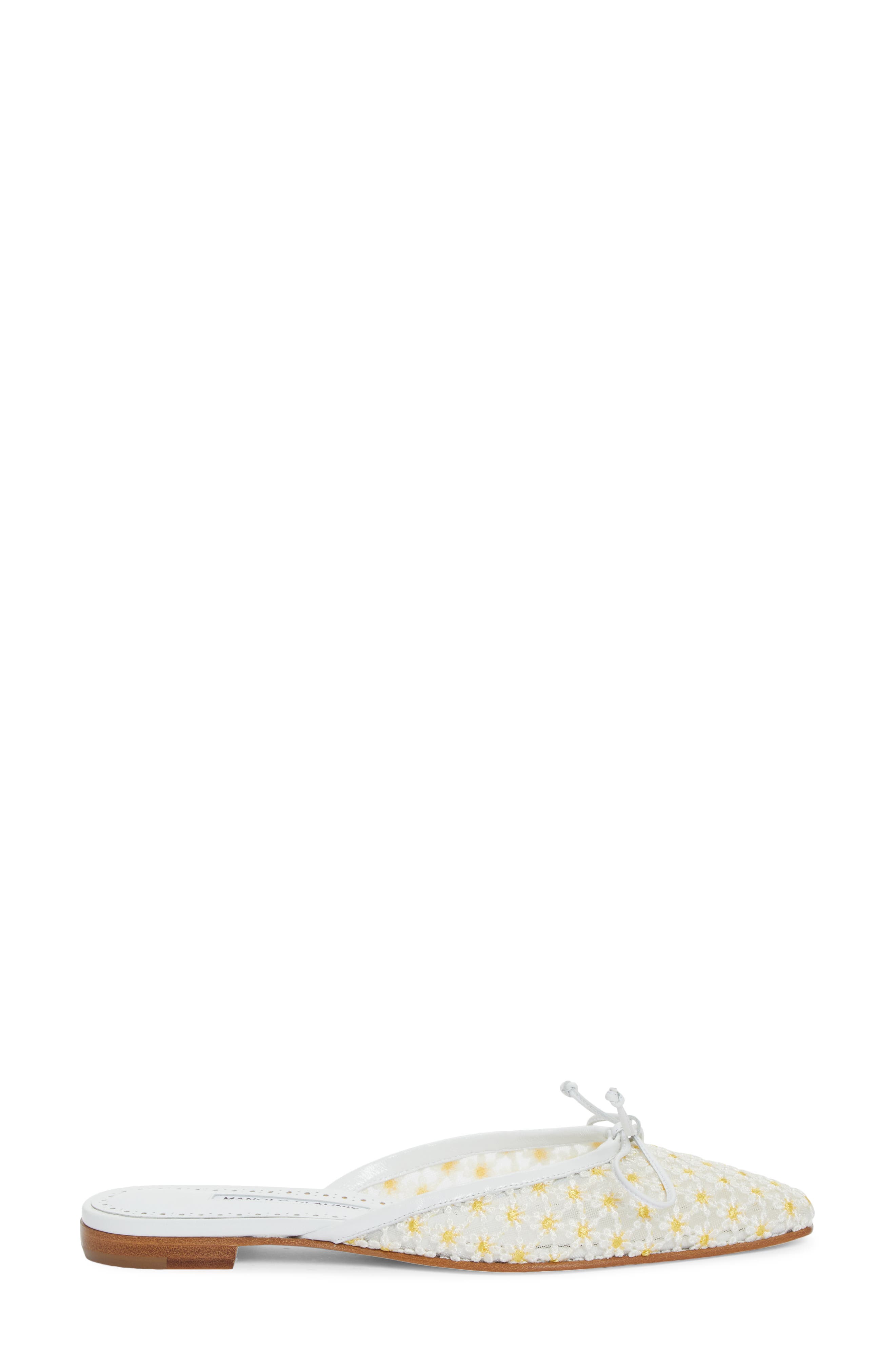 Manolo Blahnik Daisy Lace Mule, Alternate, color, 