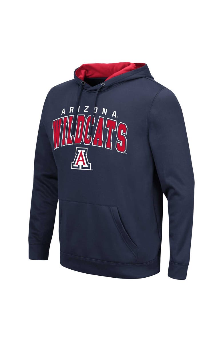 COLOSSEUM Men's Colosseum Navy Arizona Wildcats Resistance Pullover Hoodie, Alternate, color, 