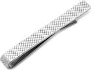 Cufflinks, Inc. Etched Grid Tie Bar