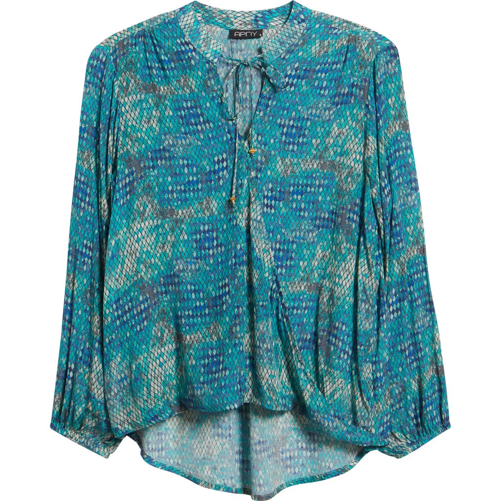 Apny Printed Top In Blue
