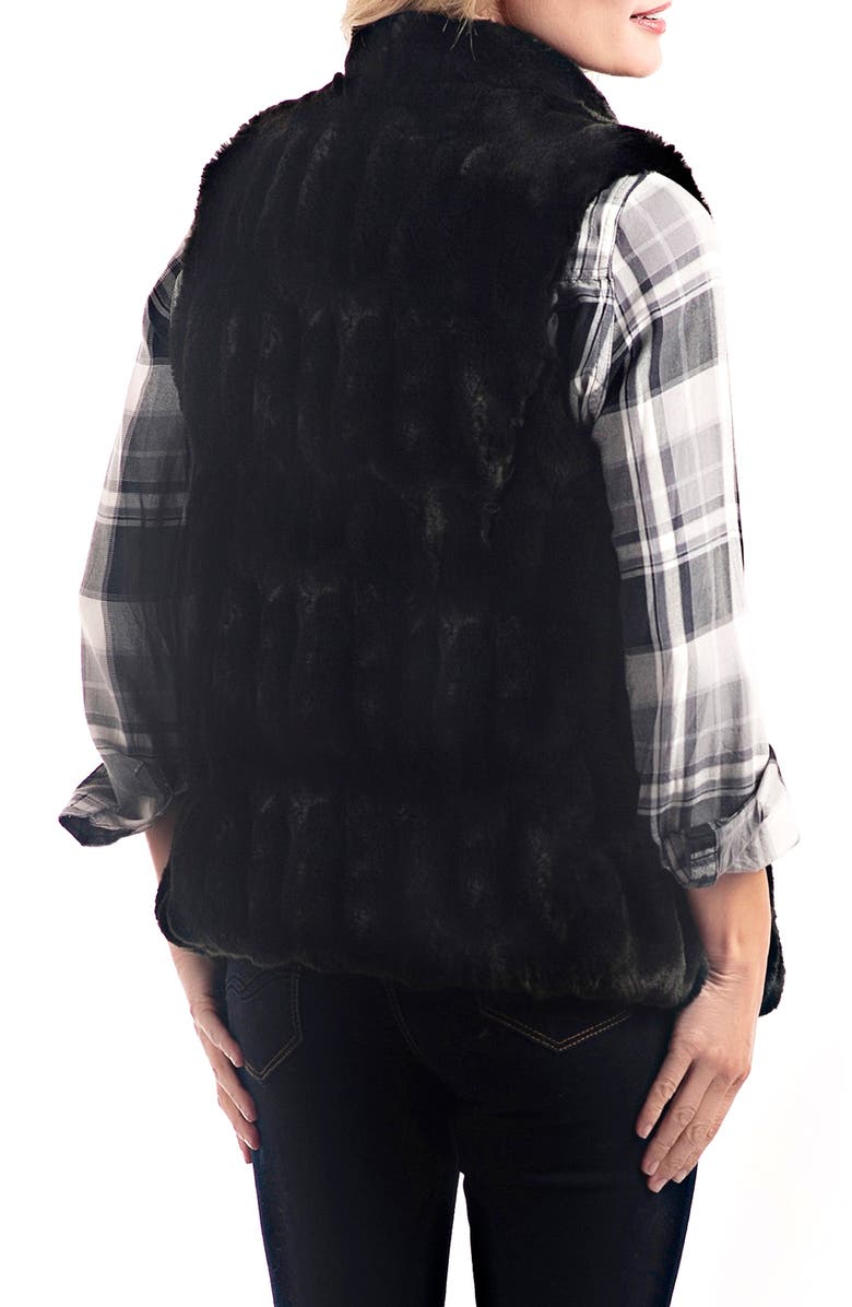 DONNA SALYERS FABULOUS FURS Couture Faux Fur Hook Vest, Alternate, color, 