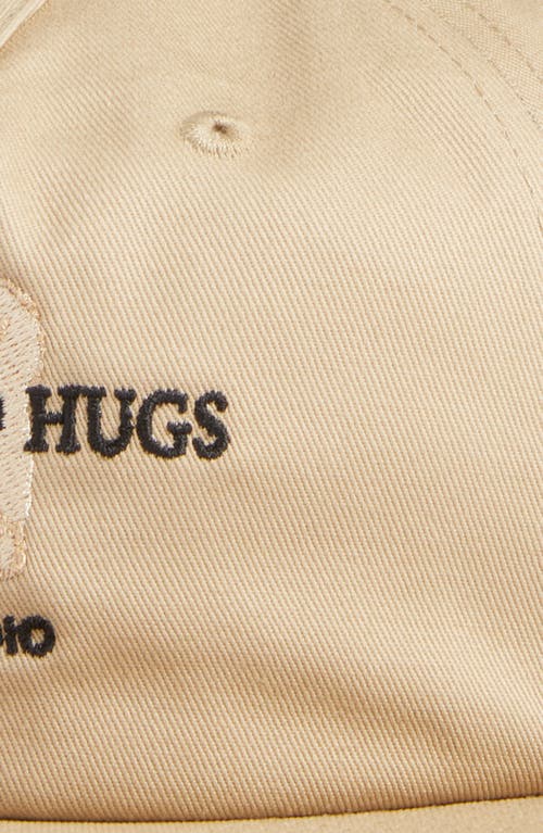 Santo Studio Thugs Need Hugs Baseball Cap In Brown