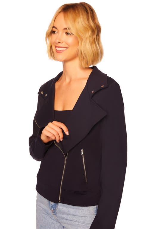 Susana Monaco Moto Jacket In Midnight