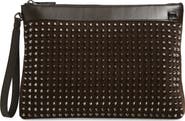 Christian Louboutin Funky Spike Suede Wristlet