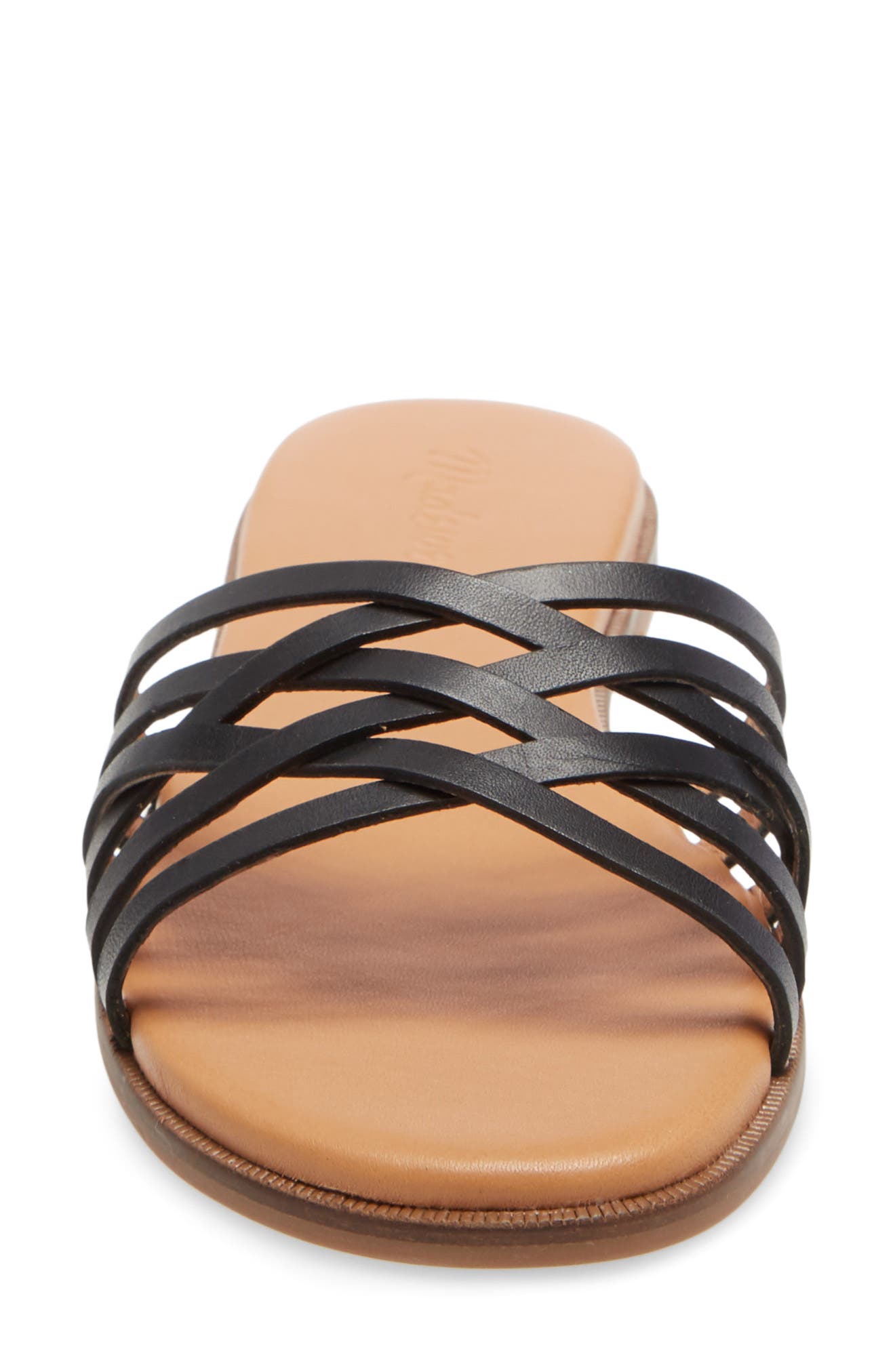Madewell The Tracie Crisscross Slide Sandal, Alternate, color, 