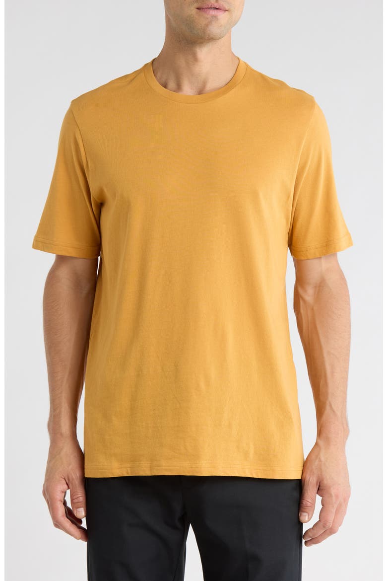 Cotton T-Shirt, Main, color, SPRUCE YELLOW