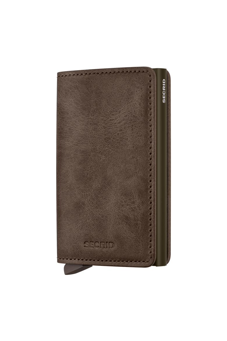 Slimwallet Vintage, Main, color, Oak