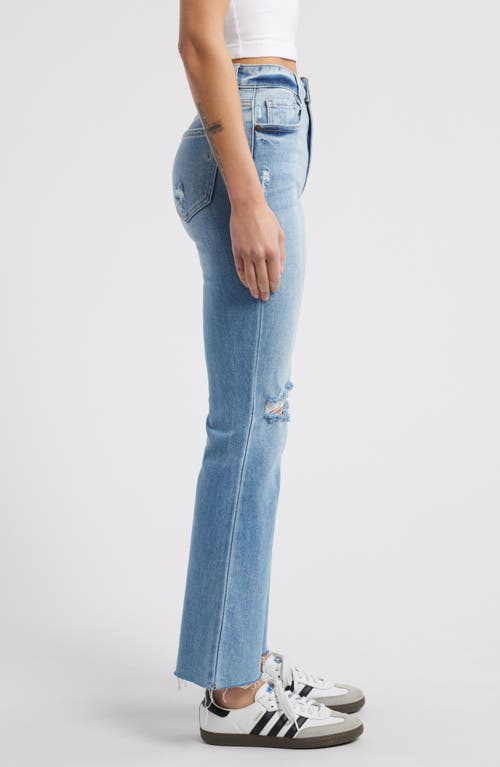 Hidden Jeans Ripped Mid Rise Flare Jeans