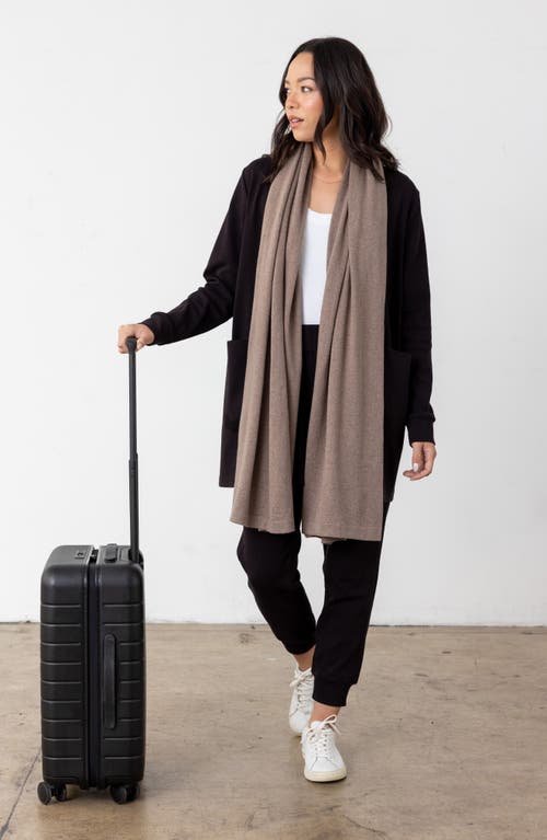 Zestt Organics The Dreamsoft Organic Cotton Travel Scarf In Brown