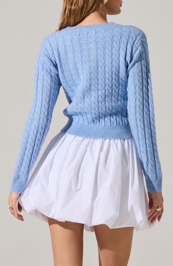 Bubble Hem Miniskirt