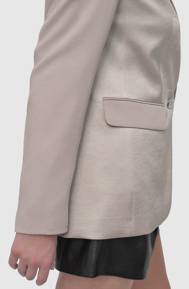 DKNY Open Back Blazer, Alternate, color, Pebble