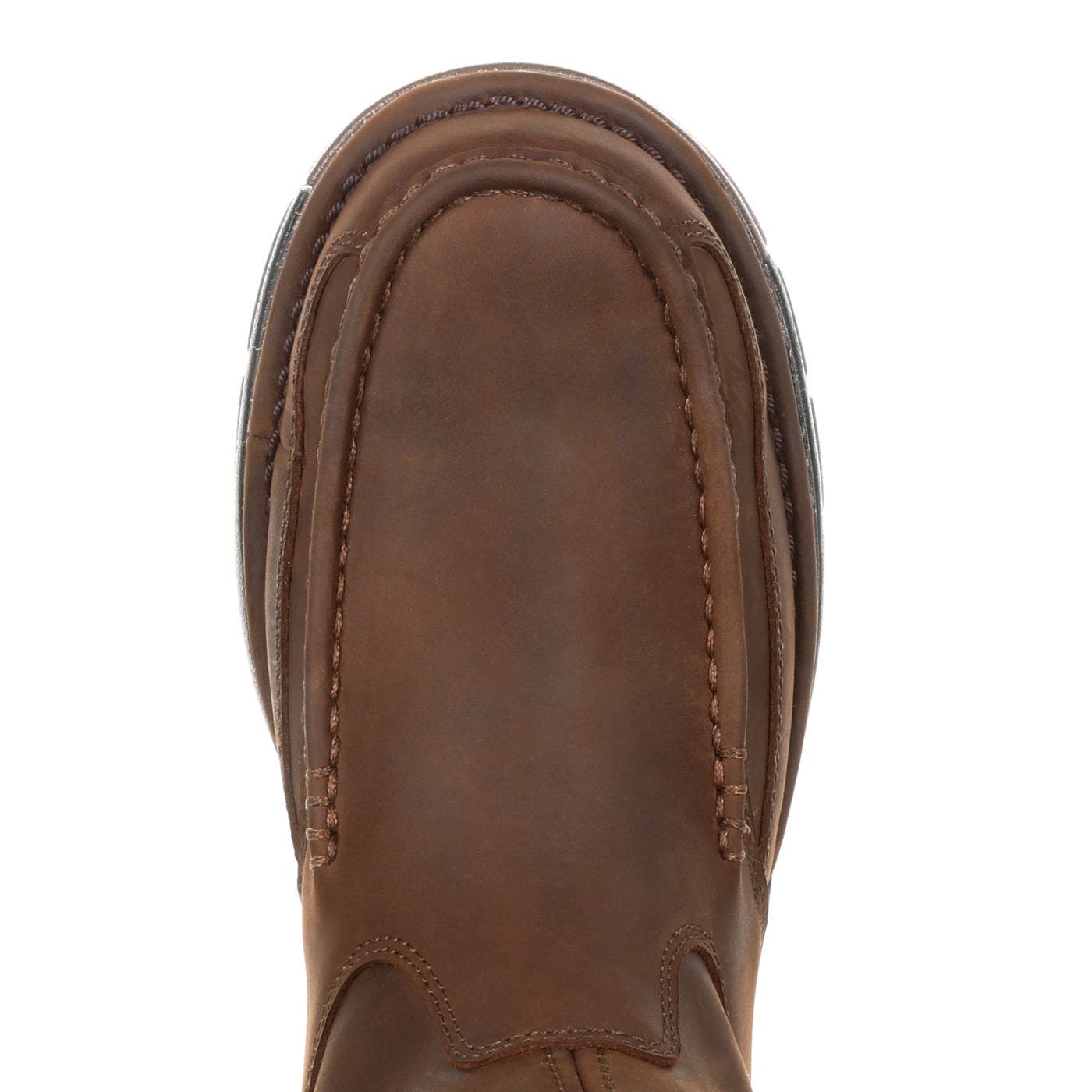 Georgia Boot Pullon Work Boot, Alternate, color, Dark Brown