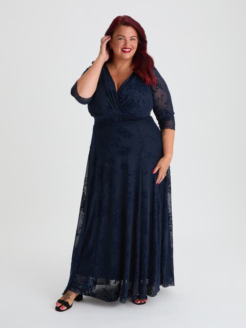 Verity Vintage Floral Maxi Dress
