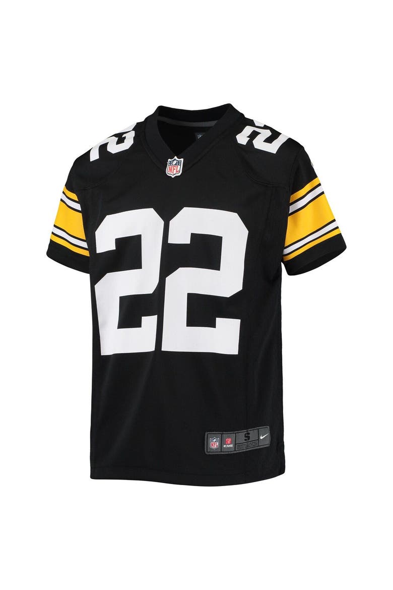 Youth Nike Najee Harris Black Pittsburgh Steelers Game Jersey, Alternate, color, Black
