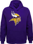Outerstuff Youth Purple Minnesota Vikings Team Logo Pullover Hoodie