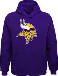 Outerstuff Youth Purple Minnesota Vikings Team Logo Pullover Hoodie