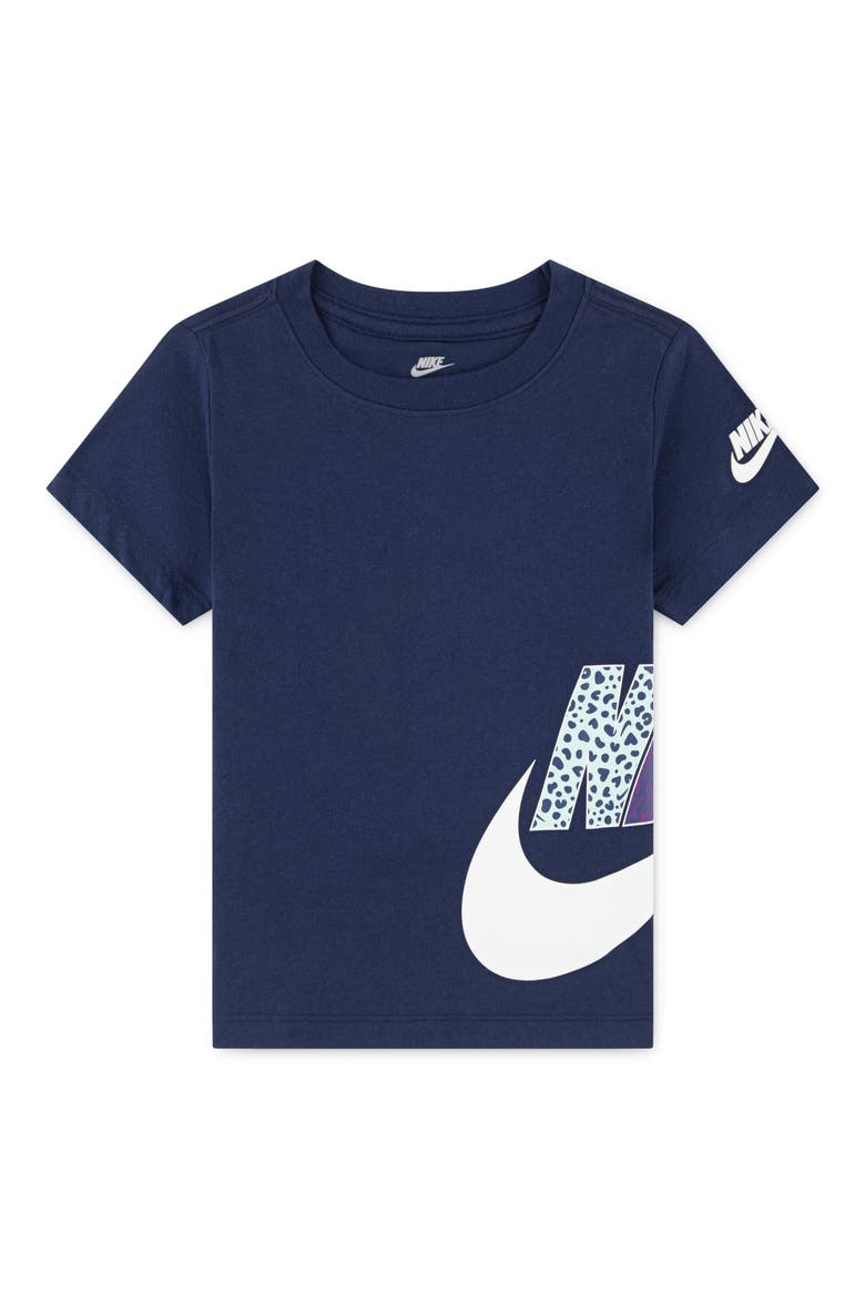 Kids' Wild Warmth Cotton Graphic T-Shirt, Main, color, MIDNIGHT NAVY