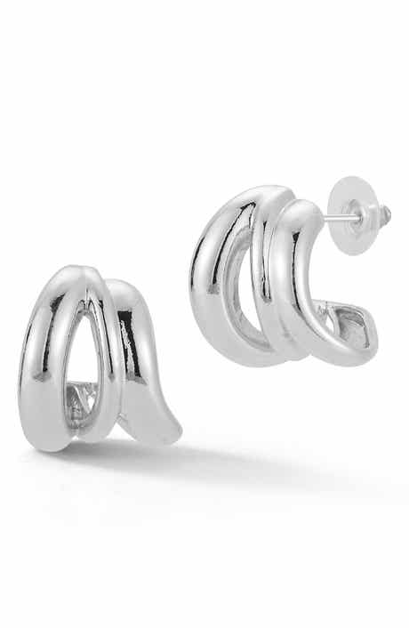 GLAZE JEWELRY Triple Hoop Earrings