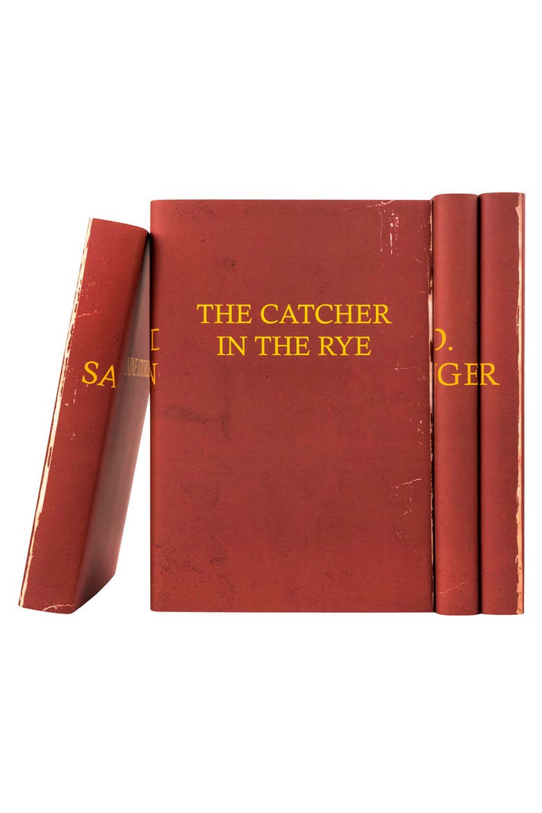 J.D. Salinger Book Set, Alternate, color, Red