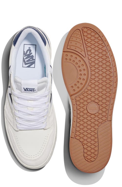 Vans Lowland 2.0 Low Top Sneaker In Vintage Blue/gum