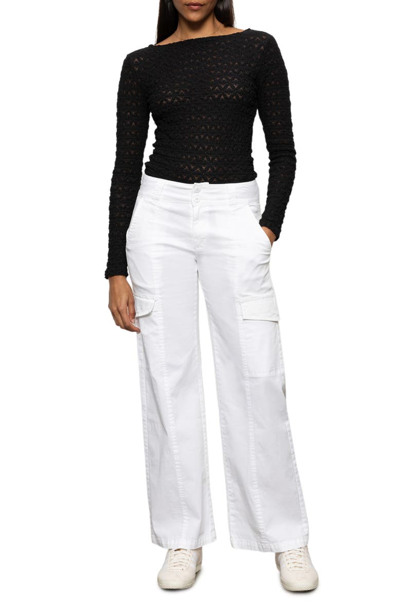 Rebel Straight Leg Twill Cargo Pants, Alternate, color, BRILLIANT
