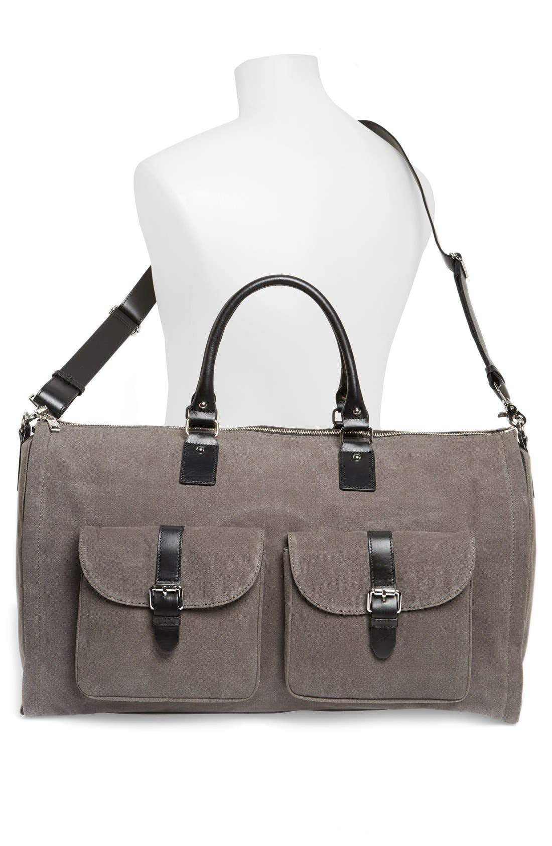 hook + ALBERT Canvas Garment/Duffel Bag, Alternate, color, 
