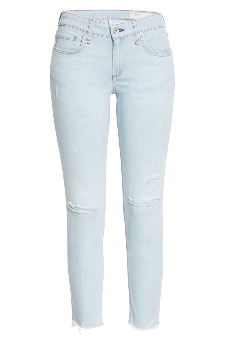 rag & bone Dre Slim Ankle Boyfriend Jeans, Alternate, color, 