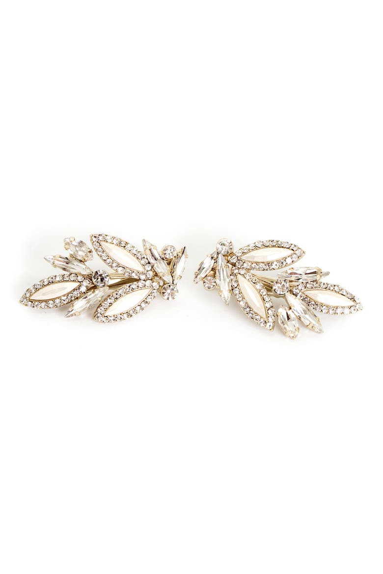 Catalina Set of 2 Hair Clips, Main, color, GOLD