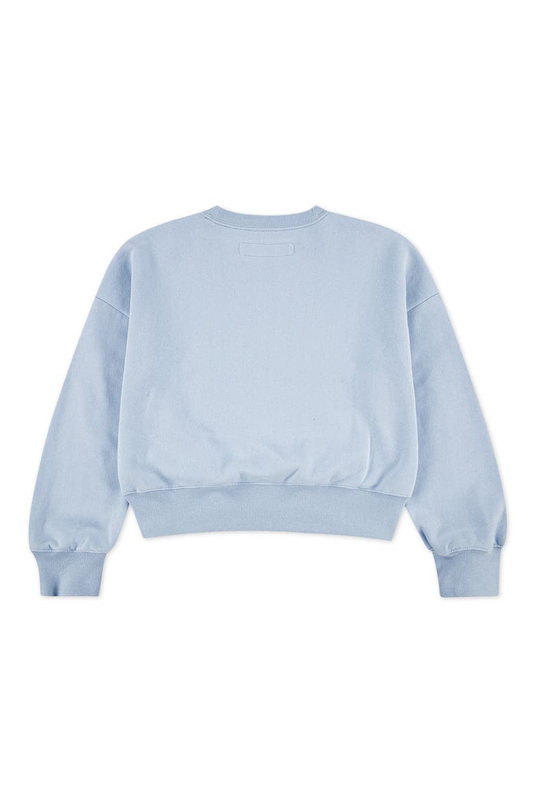 Kids' Rose Bouquet Crewneck Sweatshirt, Alternate, color, BA7SKYWAY