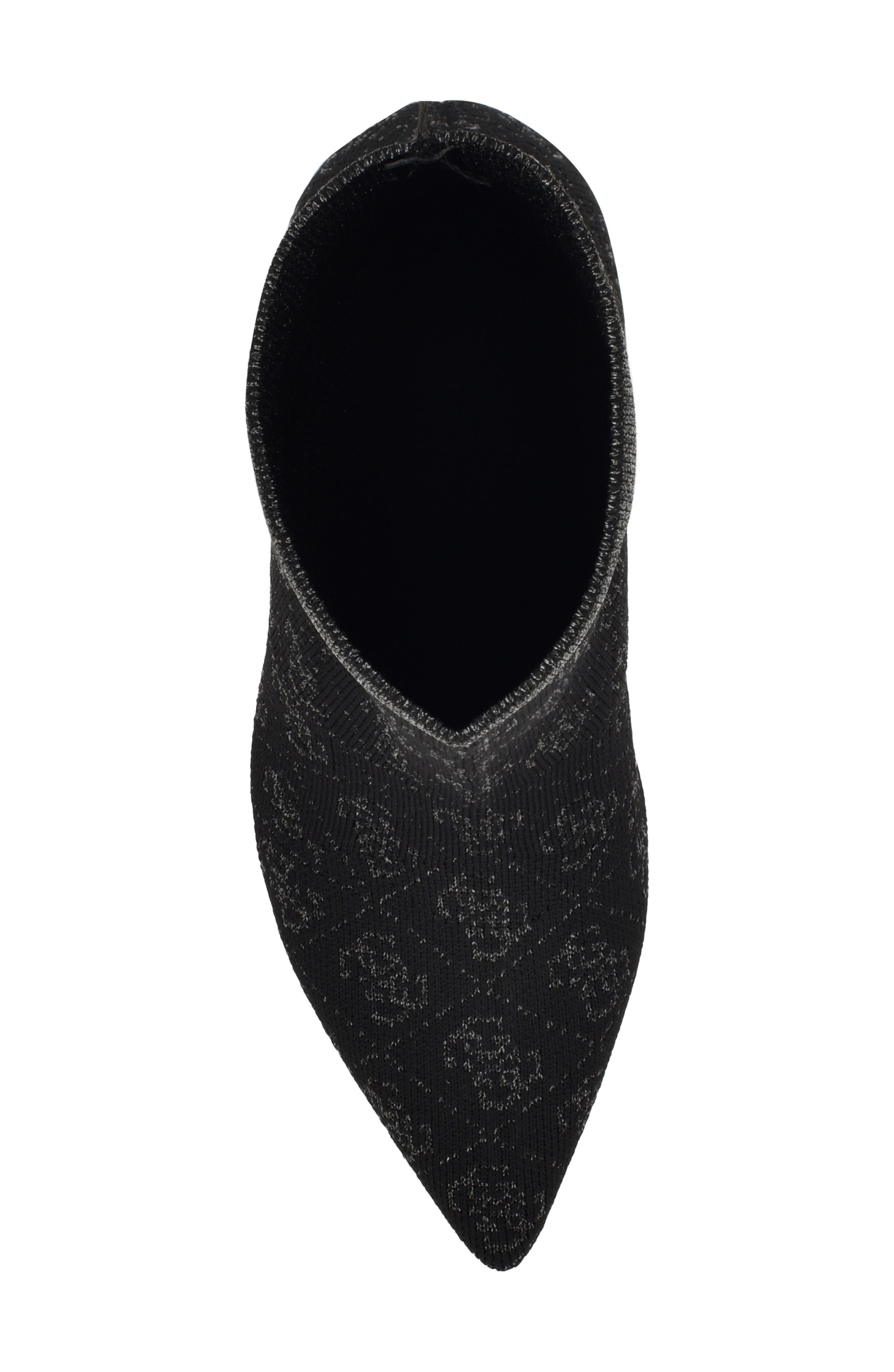 GUESS Richerynt Knit Stiletto Bootie, Alternate, color, Black