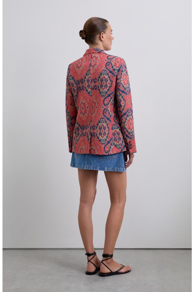 Trize Blazer, Alternate, color, Coral
