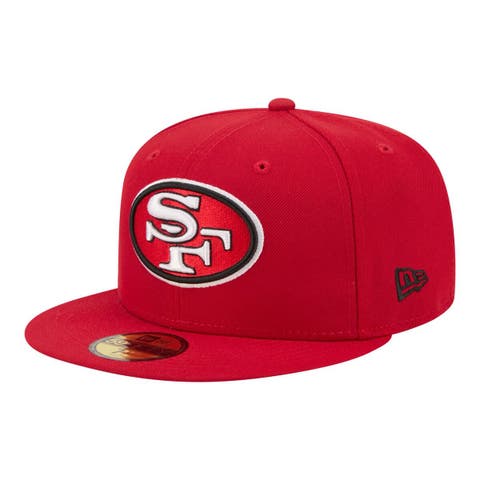 Men's New Era Scarlet San Francisco 49ers 59FIFTY Fitted Hat