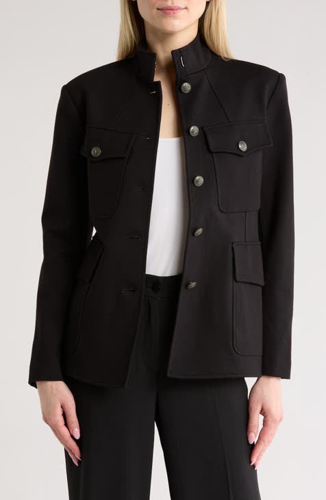 Women’s Casual Utility Military-Style Jacket