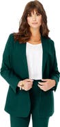 Roaman's Plus Size Bendover Blazer