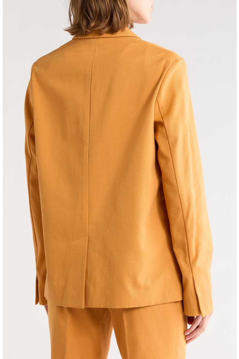 Cotton Blend Blazer, Alternate, color, SAFFRON