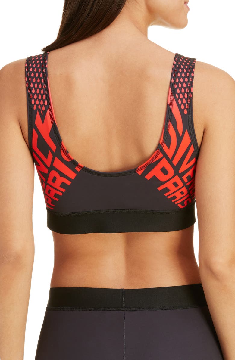 Givenchy Logo Sports Bra, Alternate, color,