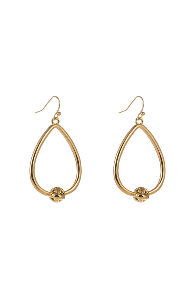 Hollywood Sensation Dainty Love Knot Earrings, Main, color, Gold