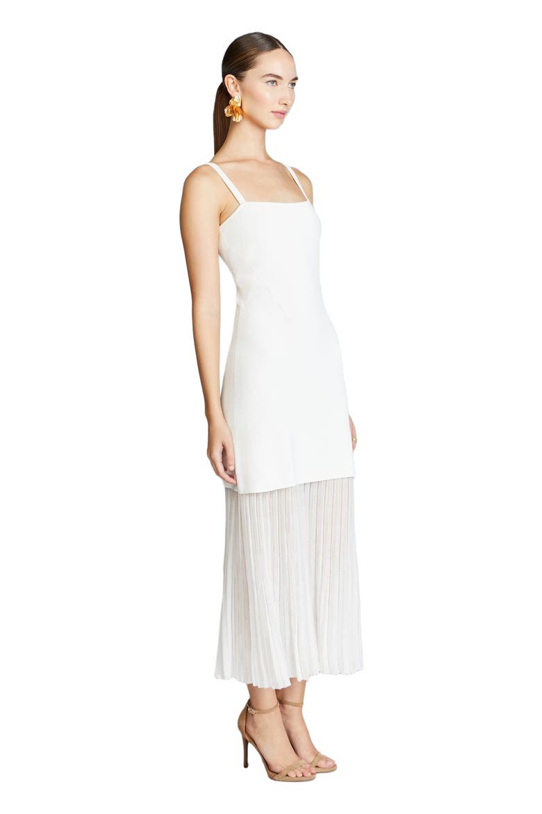 Vienna Mix Media Knit Dress, Alternate, color, Sea Salt