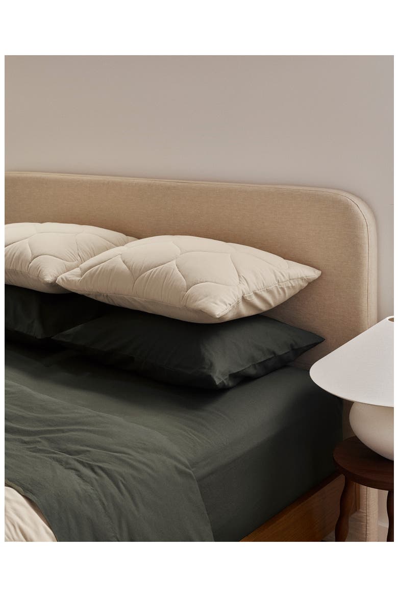 Cotton Drift Set of 2 King Shams, Alternate, color, BONE