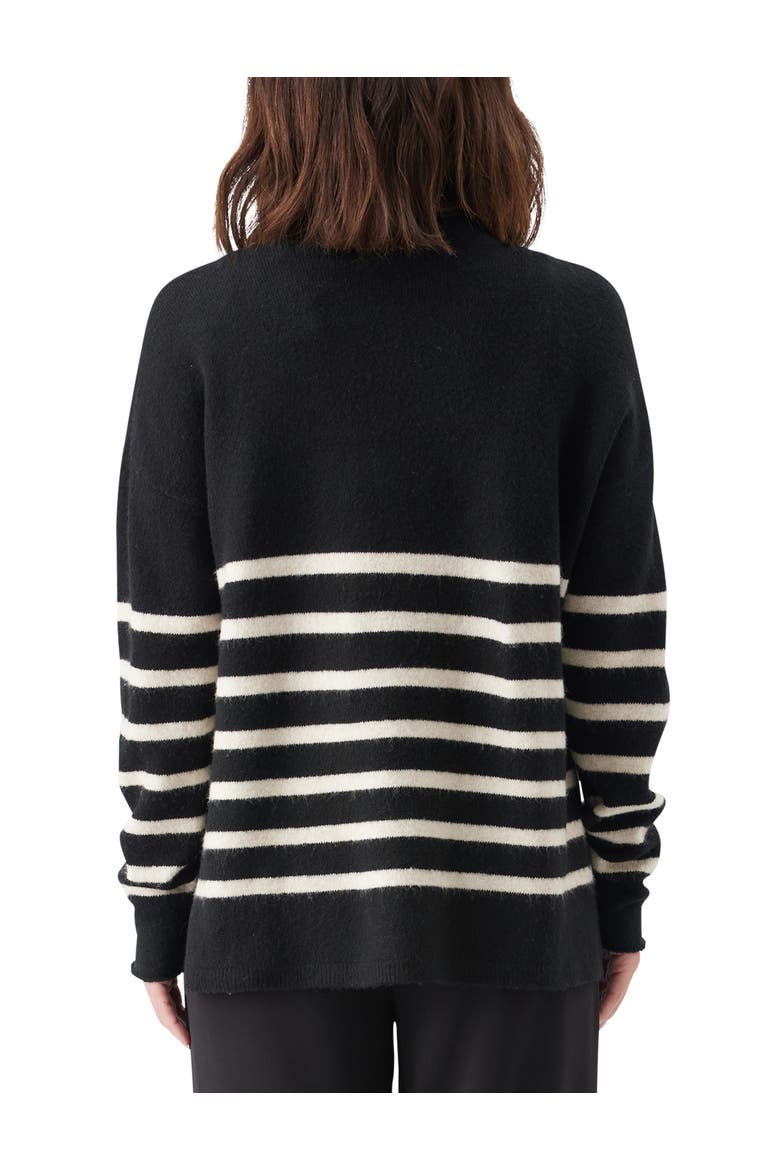Gerrie Nursing Knit Sweater, Alternate, color, Black / Vanilla
