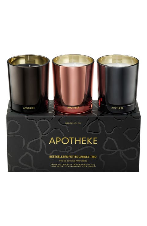 Bestsellers Petite Scented Candle Trio