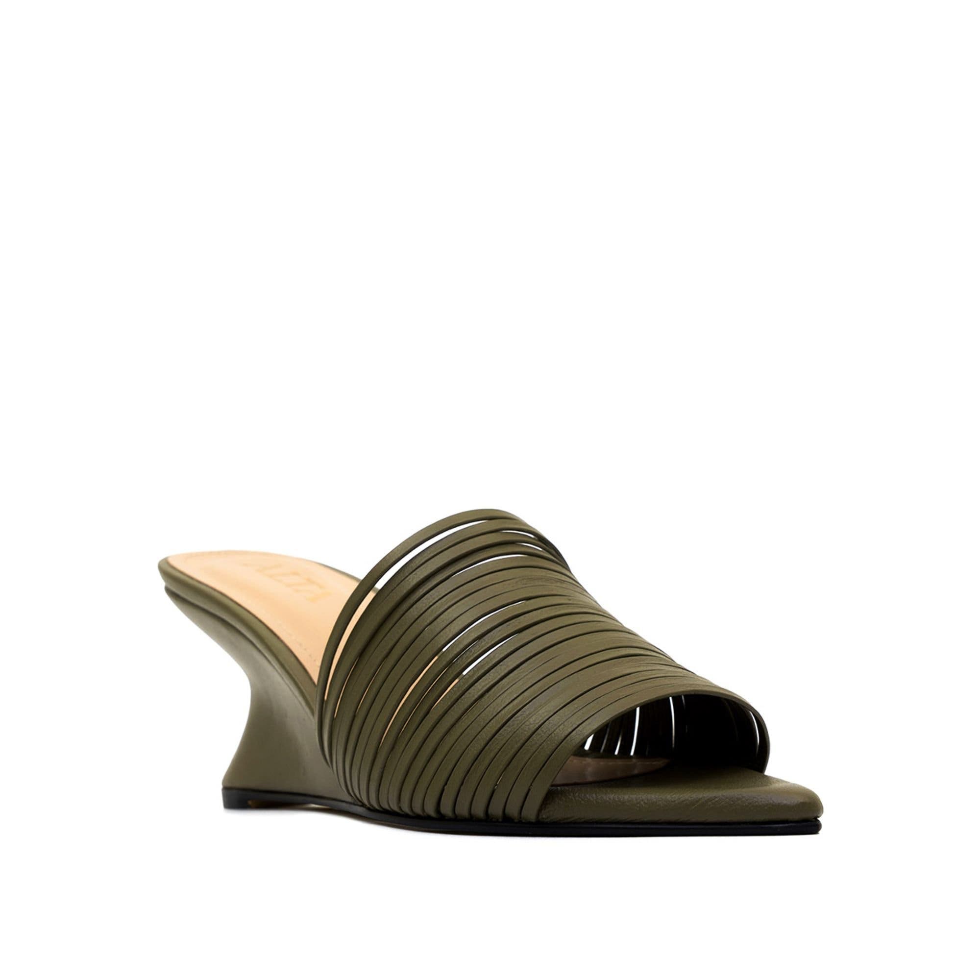 Emilia Platforms, Alternate, color, Olive