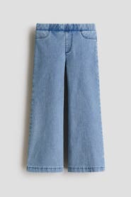 H&M Wide denim-look pants