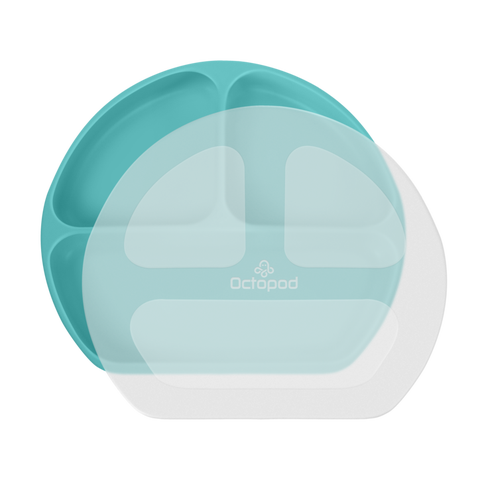 Octopod® Silicone Suction Triangle Plate - Lids