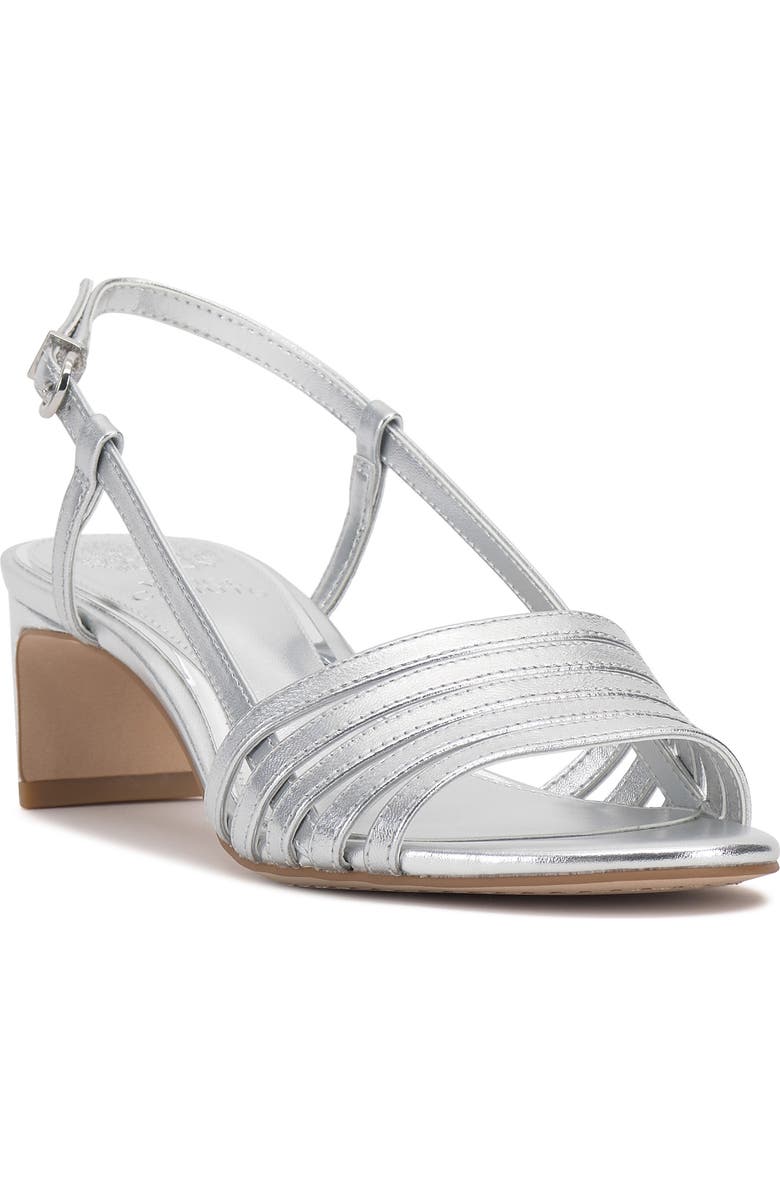 Vince Camuto Layton Slingback Sandal, Main, color, Lux Silver