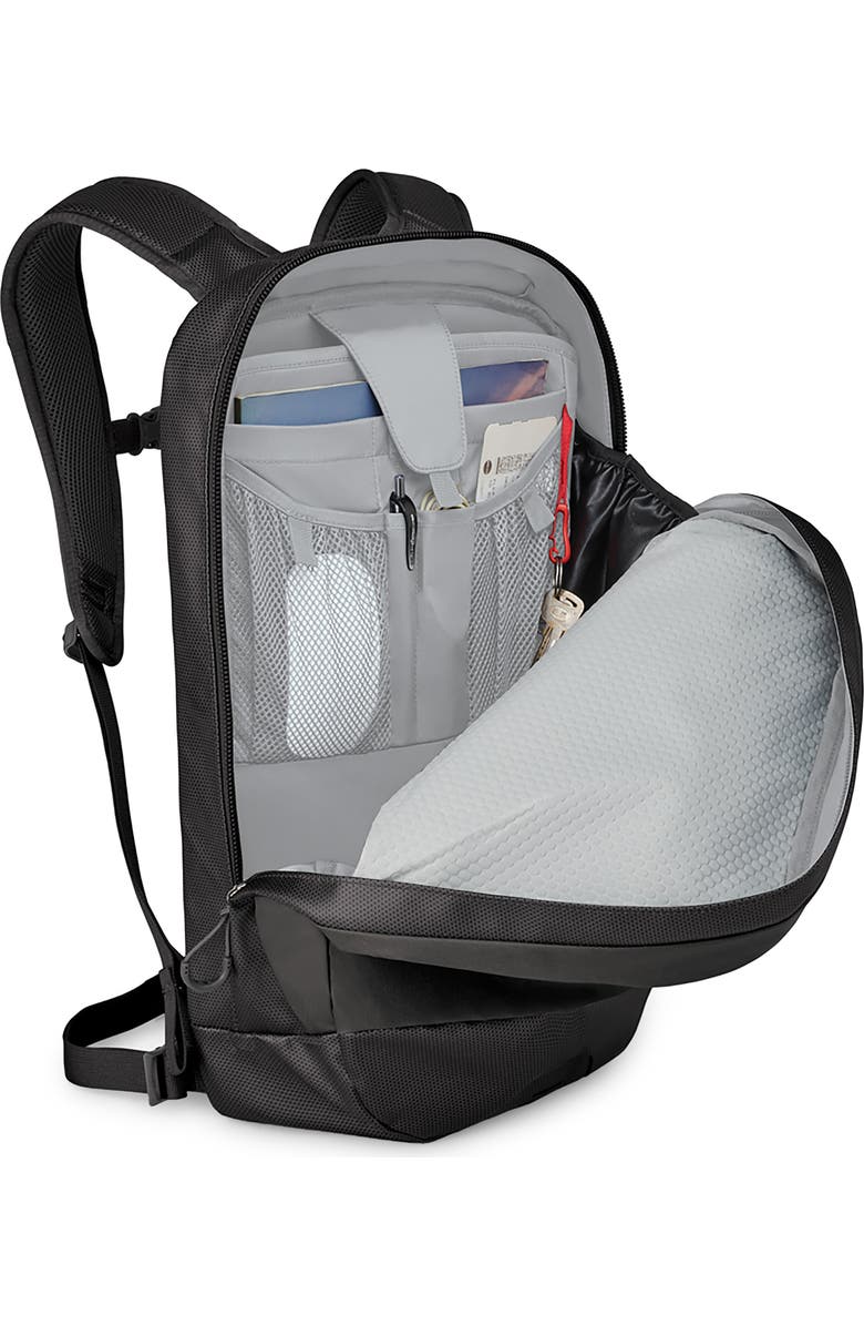 Osprey Transporter<sup
®</sup
Panel Loader Backpack, Alternate, color, Black