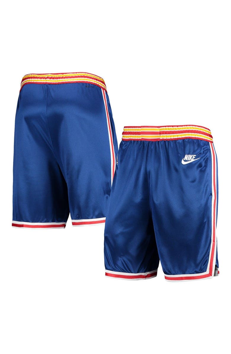 Nike Men's Nike Royal/White Golden State Warriors 2021/22 Classic Edition Warriors Origins Swingman Performance Shorts, Main, color, 