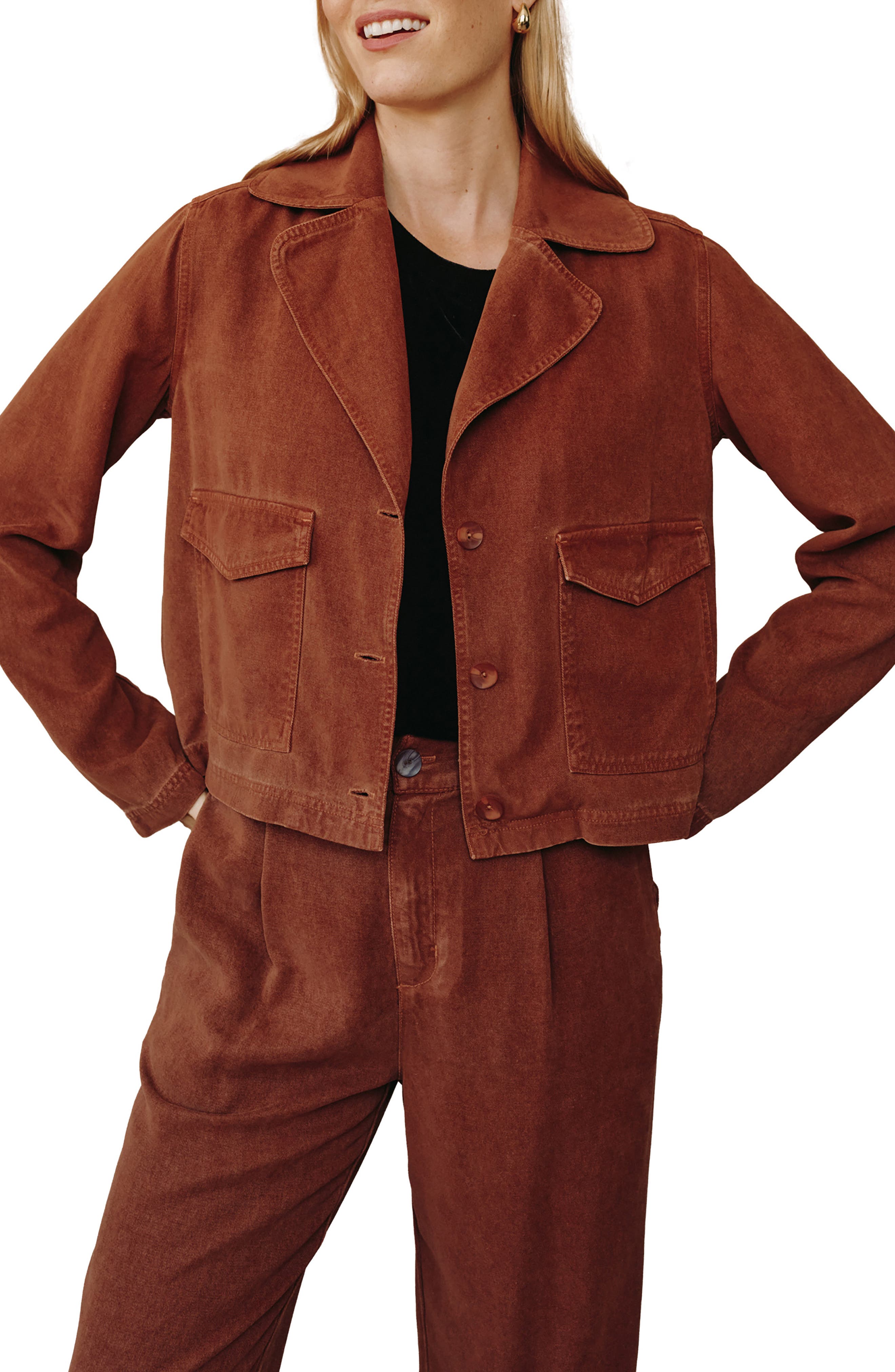 Crop Utility Jacket